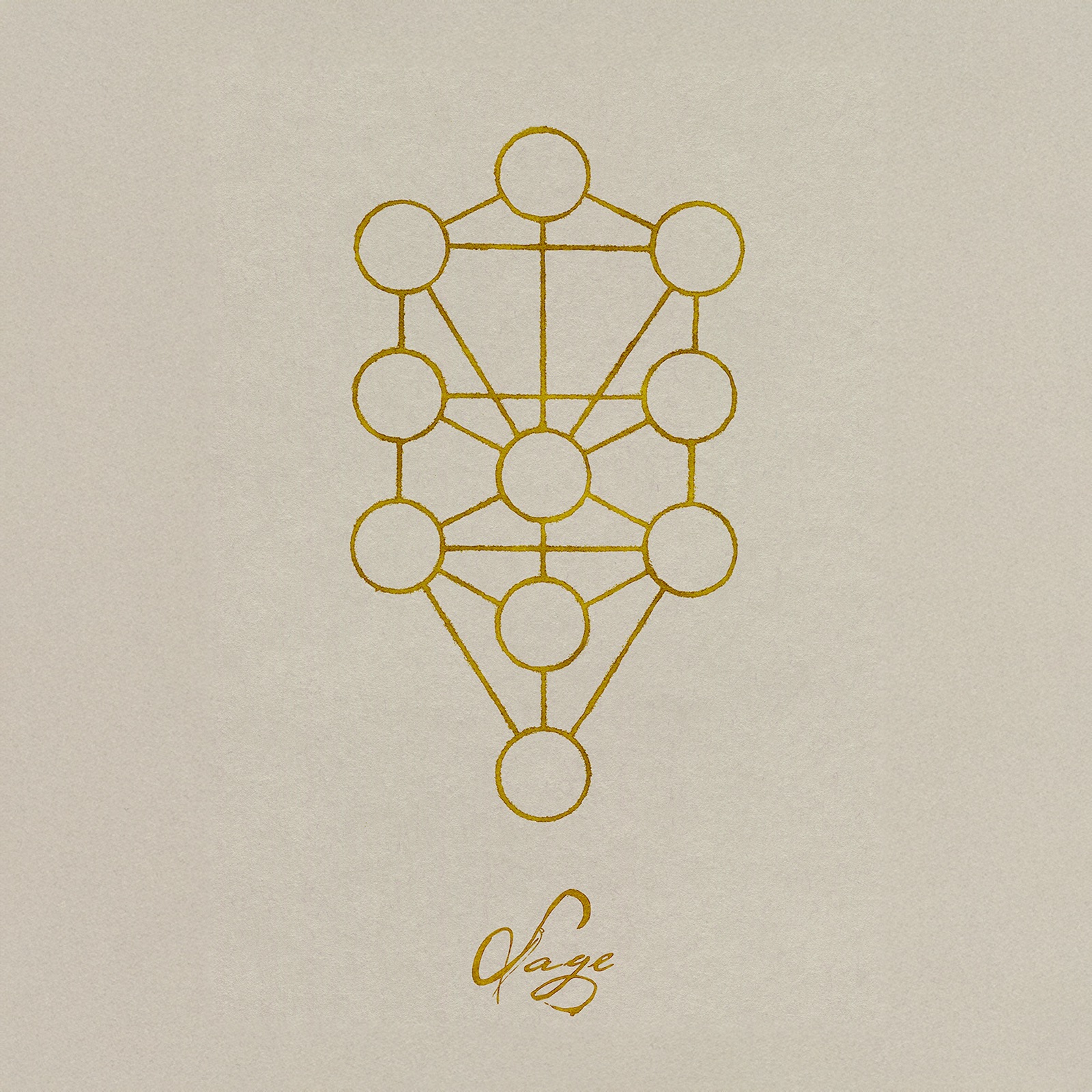 Tree of Life sacred geometry icon representing the Sage archetype.