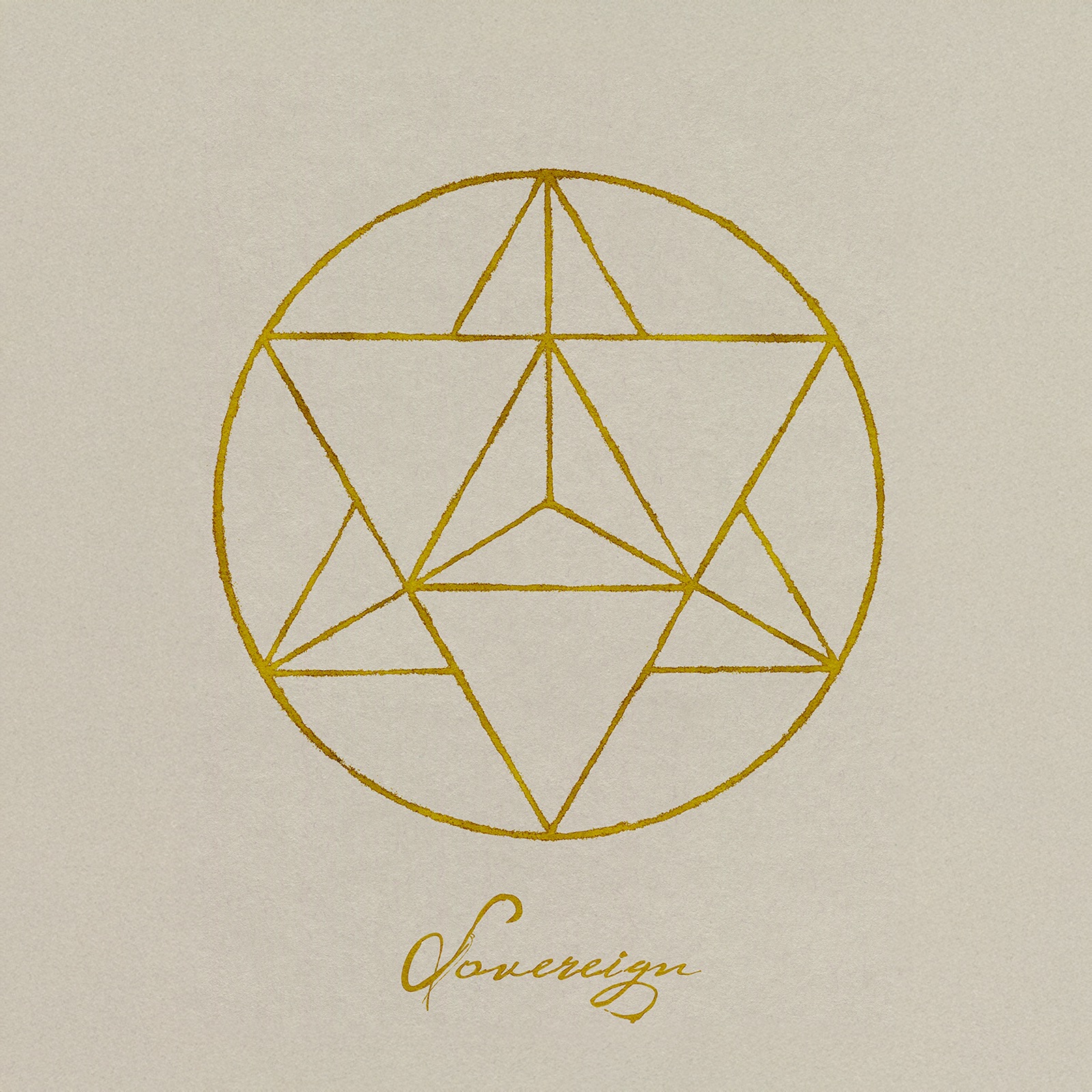 Merkaba sacred geometry icon representing the Sovereign archetype.