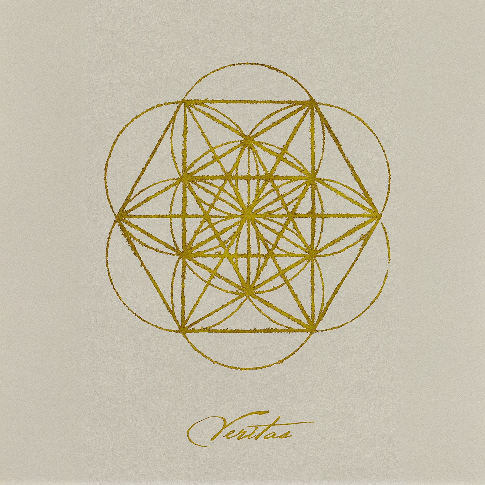 Sri Yantra sacred geometry icon representing the Veritas archetype.
