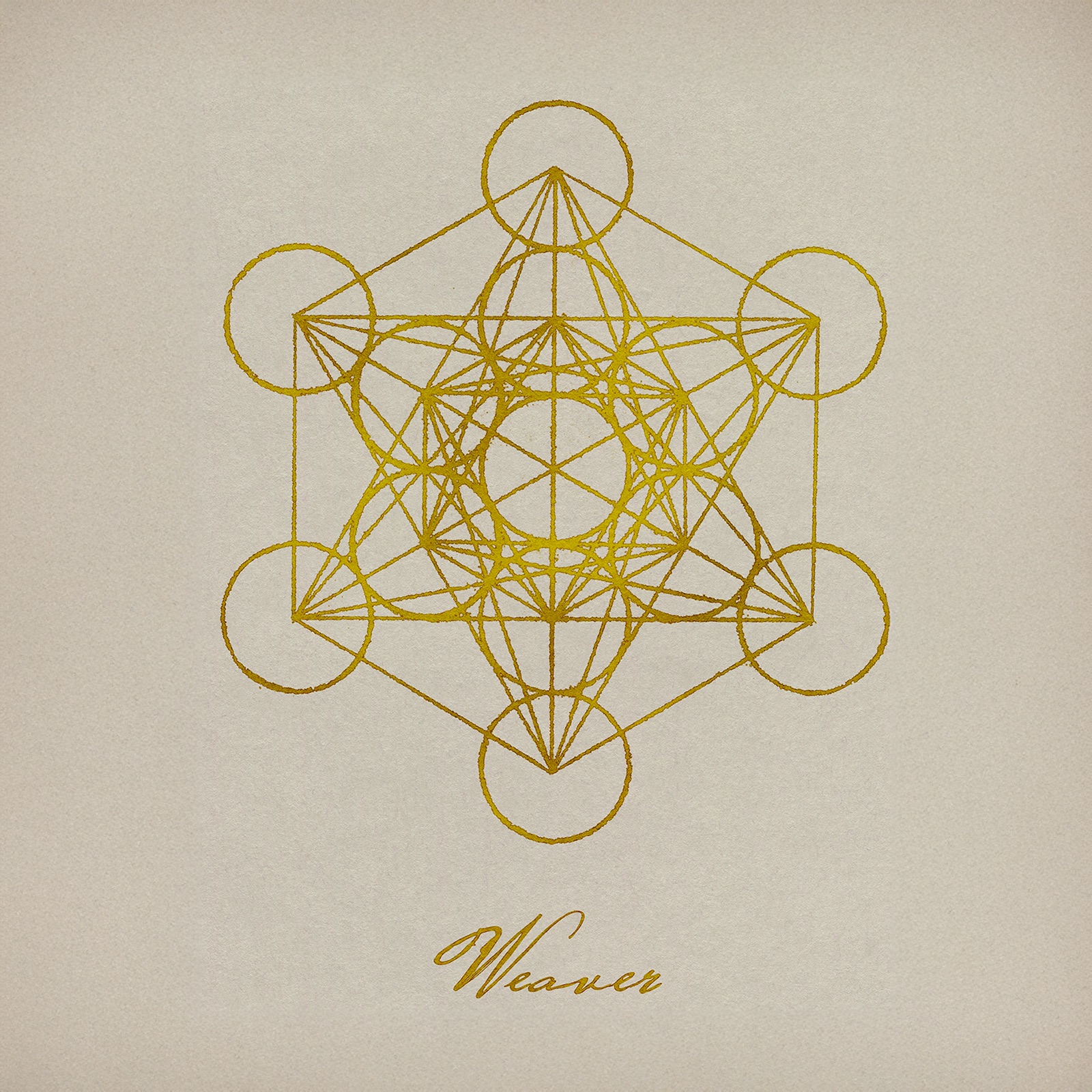 Metatron’s Cube sacred geometry icon representing the Weaver archetype.
